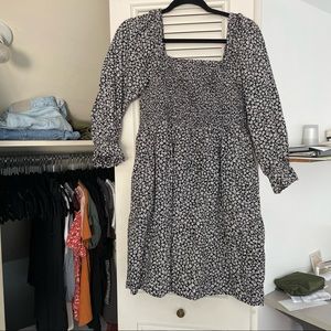 Madewell lucie smocked dress